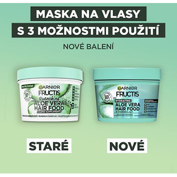 Fructis Aloe Vera Hair Food ( normální až suché vlasy ) - Hydratační maska 
